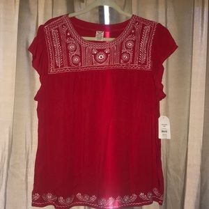 Women’s Red Blouse!